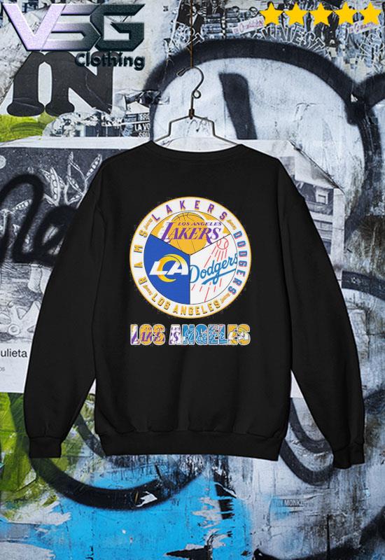 Los Angeles Lakers Dodgers Rams City Champions shirt, hoodie, longsleeve  tee, sweater