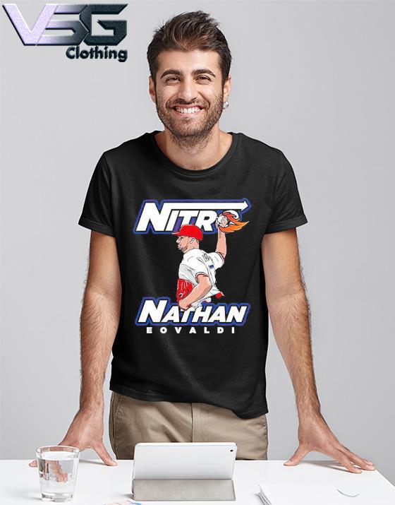 Nathan Eovaldi Achievements Texas Rangers T-Shirt - Roostershirt