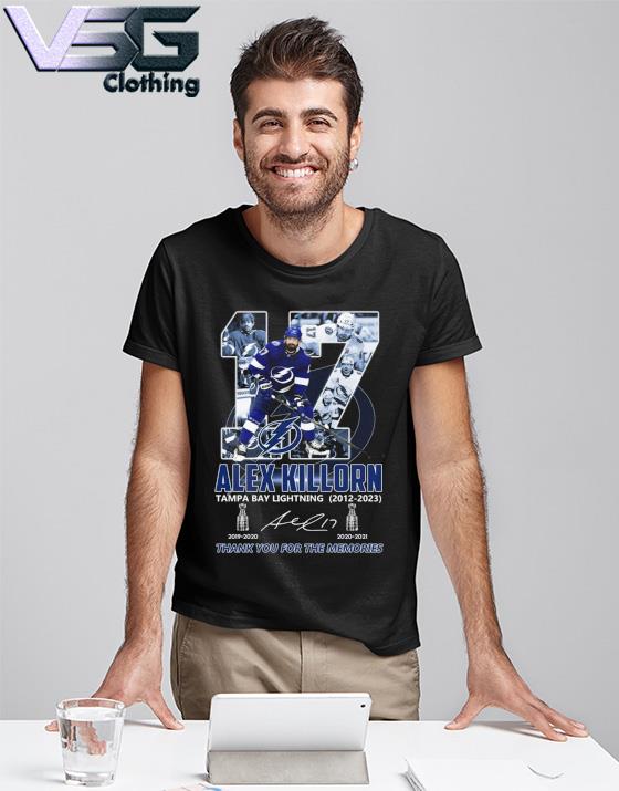 Design alex Killorn Tampa Bay Lightning 2012 – 2023 Thank You For The  Memories T-Shirt, hoodie, sweater, long sleeve and tank top