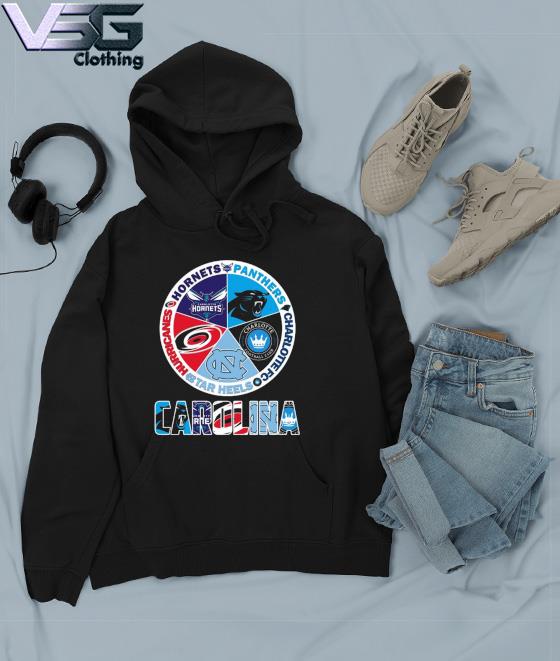 Carolina Panthers And Hurricanes Hornets Logo shirt, hoodie, sweater, long  sleeve and tank top