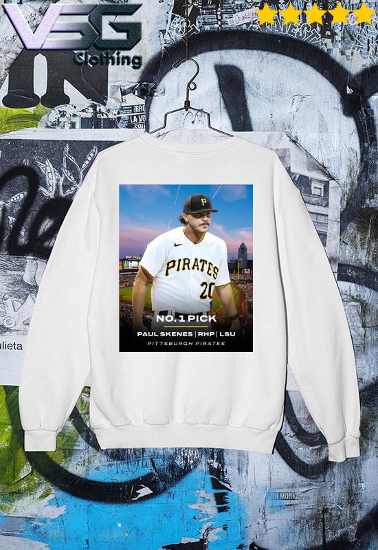 Pittsburgh Pirates' No. 1 Pick Paul Skene's 2023 Mlb Shirt