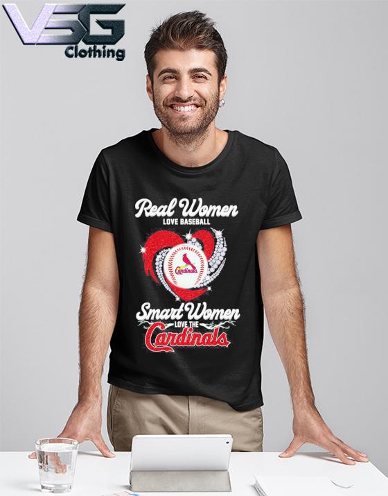 Real women love baseball smart women love the St Louis Cardinals shirt,  hoodie, sweater, long sleeve and tank top