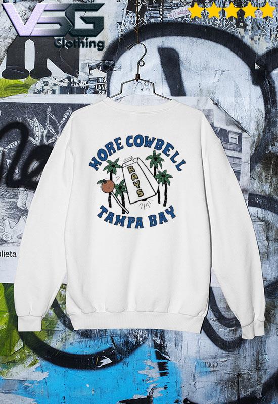 Original tampa Bay Rays Homage Doddle Collection More Cowbell T-Shirt