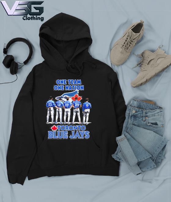 Toronto Blue Jays one team one nation shirt, hoodie, sweater, long