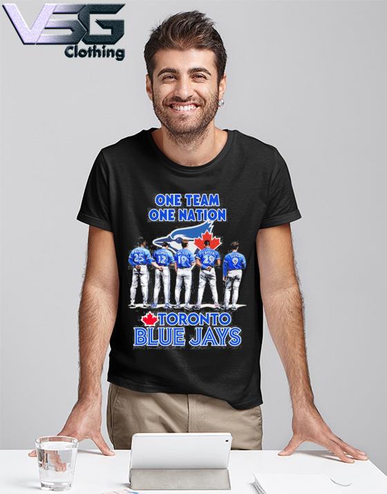 Toronto Blue Jays one team one nation shirt, hoodie, sweater, long sleeve  and tank top