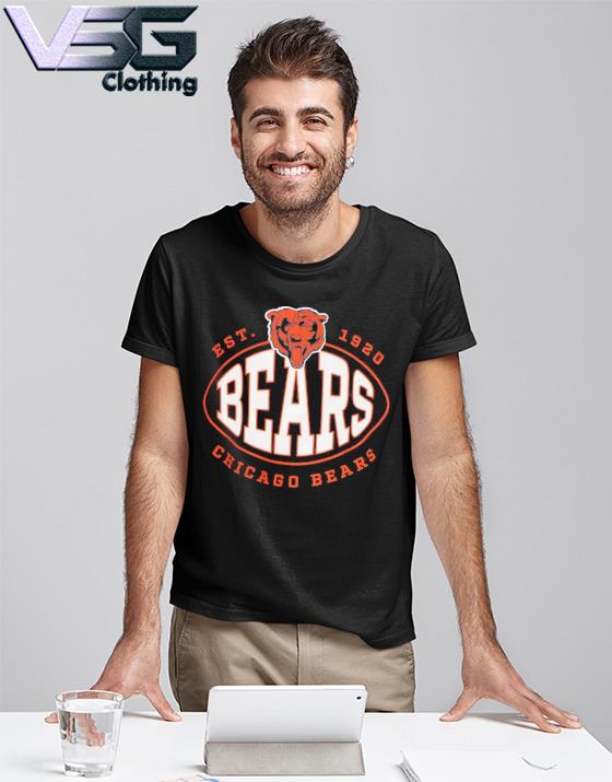 Men's Boss x NFL Black Chicago Bears Trap T-Shirt Size: Medium