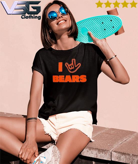 Chicago Bears Homage The NFL ASL Collection by Love Sign Tri-Blend