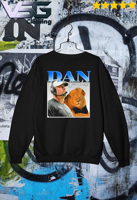 Dan Campbell Detroit Lions Vintage T-Shirt, hoodie, sweater, long
