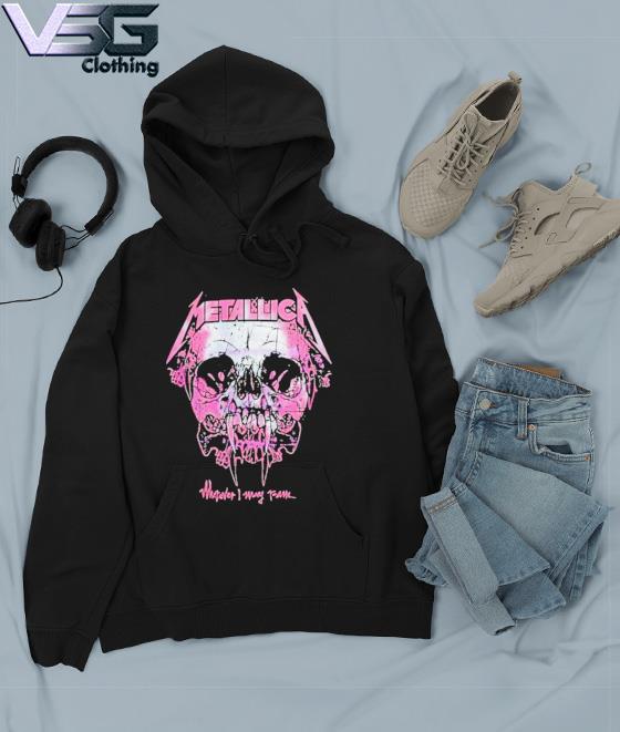 Metallica Pink Skull Playing Guitar World Tour 2023 Shirt - Peanutstee