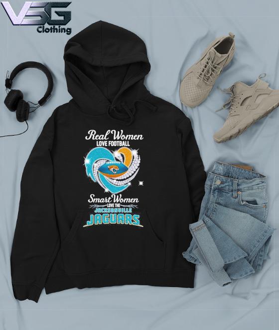 Real Women Love Football Smart Women Love Jacksonville Jaguars Diamond  Heart 2023 T-Shirt, hoodie, sweater, long sleeve and tank top