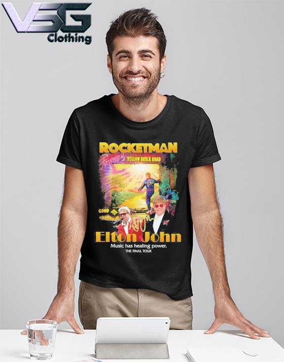 Rocket Man Elton John Yellow Brick Road The Final Tour T Shirt - Growkoc