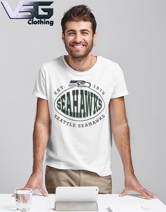 Men's Boss x NFL White Seattle Seahawks Trap T-Shirt Size: Small