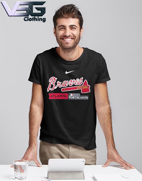Nike Logo Atlanta Braves Shirt - High-Quality Printed Brand