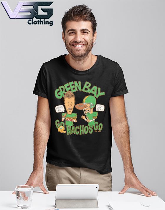 Beavis And Butthead X Green Bay Packers Nachos Shirt