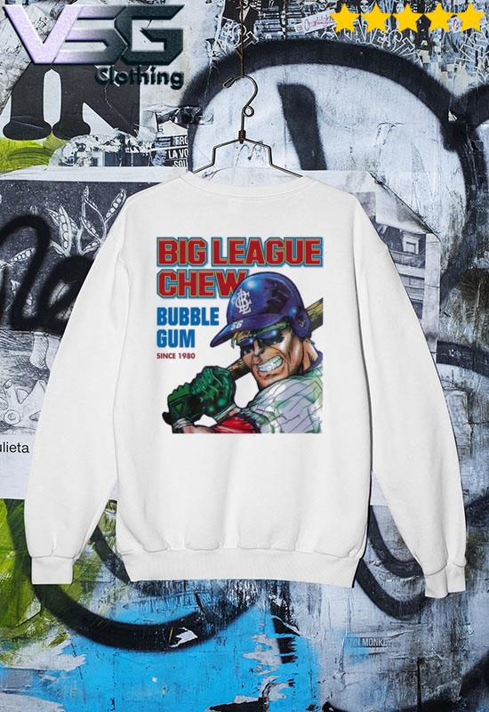 Big league chew bubble gum since 1980 retro graphic shirt, hoodie, sweater,  long sleeve and tank top