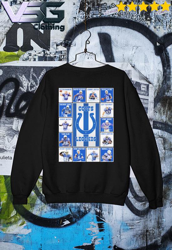 Indianapolis Colts Legends In History Shirt, hoodie, sweater, long