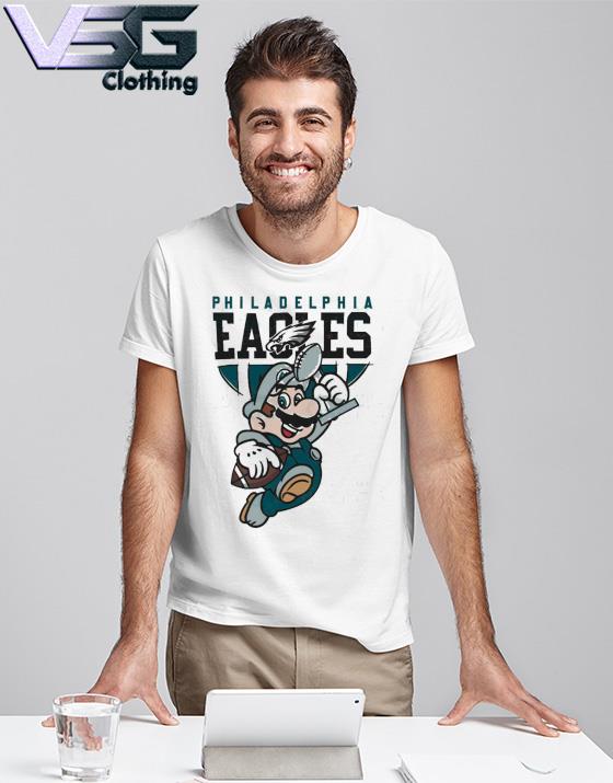 Super Mario Bros X Philadelphia Eagles Football Game Day 2023 Shirt