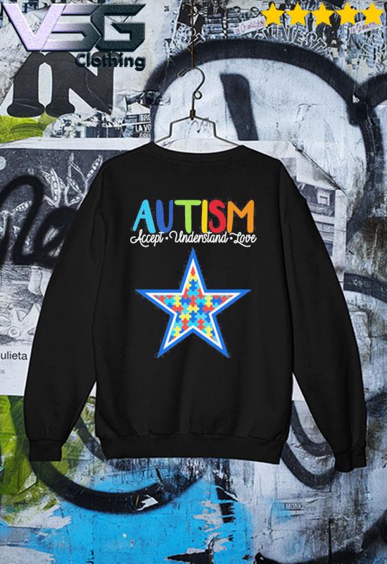 Dallas Cowboys Nfl Autism Awareness Accept Understand Love Shirt