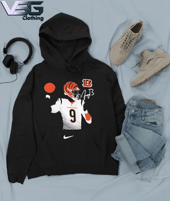 Official joe burrow cincinnati bengals nike youth player name & number shirt,  hoodie, sweater, long sleeve and tank top