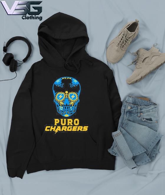 Los Angeles Chargers skull shirt, hoodie, sweater, long sleeve and tank top