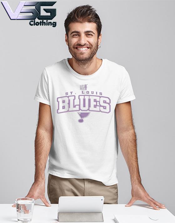 Men's St. Louis Blues Levelwear Blue Logo Richmond T-Shirt