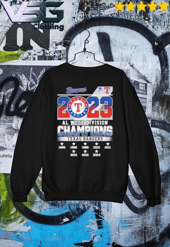 2023 Texas Rangers Al West Division Champions Shirt, hoodie