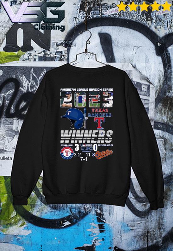 American League Division Series Winners Texas Rangers Shirt