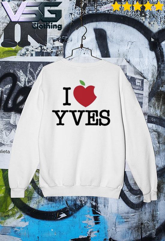 Official Lynettelaboy I Love Apple Yves Shirt hoodie sweater