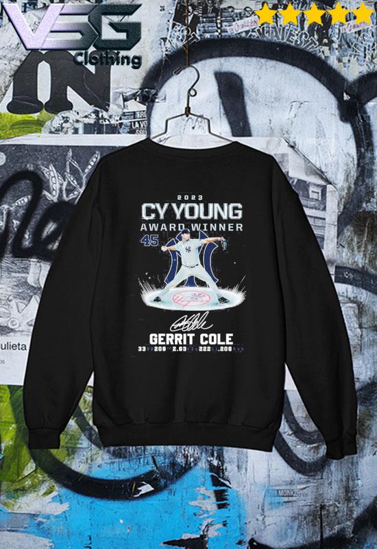 Official The 2023 AL Cy Young Award Winner Is Gerrit Cole T Shirt