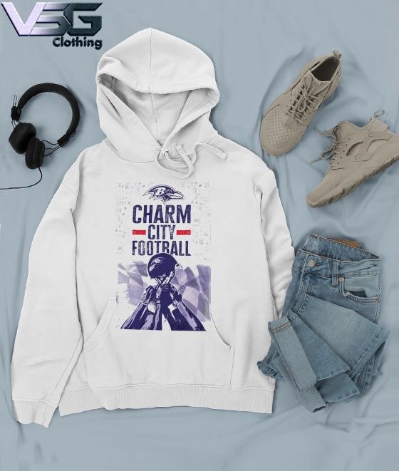 Charm city 2025 ravens hoodie