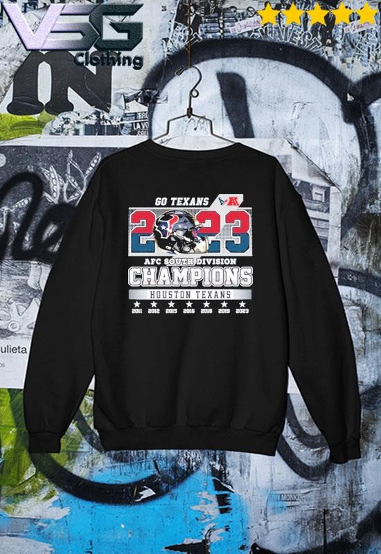 Texans afc south champs best sale shirt 2016