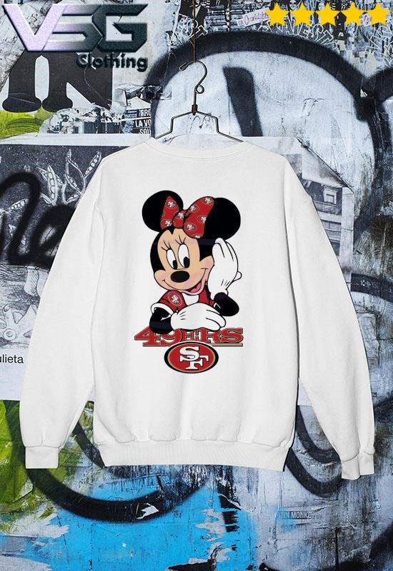 Official Minnie Mouse San Francisco 49ers Football 2024 Shirt Hoodie   Official Minnie Mouse San Francisco 49ers Football 2024 Shirt Sweater 