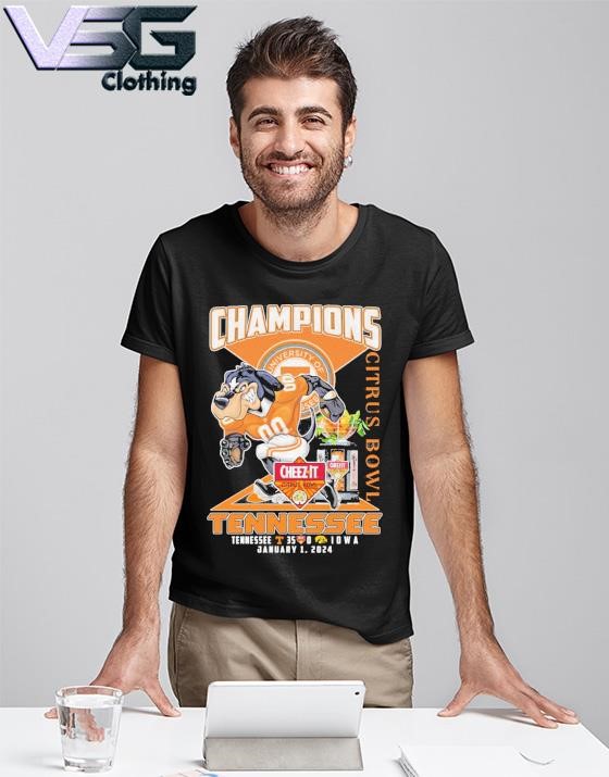 University Of Tennessee Volunteers Football 2024 Citrus Bowl Champions   University Of Tennessee Volunteers Football 2024 Citrus Bowl Champions Vols Victory Iowa 5 0 Shirt T Shirt 