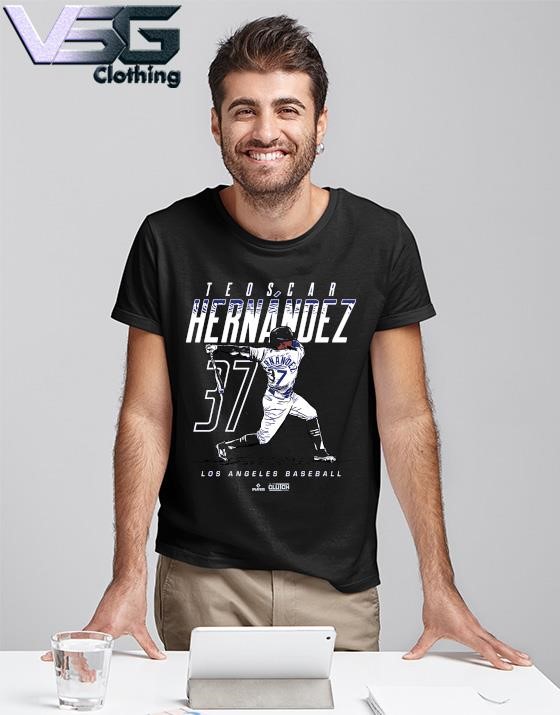 Official Teoscar Hernández Name And Number MLBPA LAD shirt, hoodie,  sweater, long sleeve and tank top