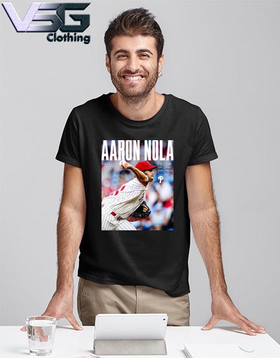 Official Aaron Nola Phillies Aug 27 vs Astros 7 ip 4 h 0 er 1 bb 6 k 102 p shirt