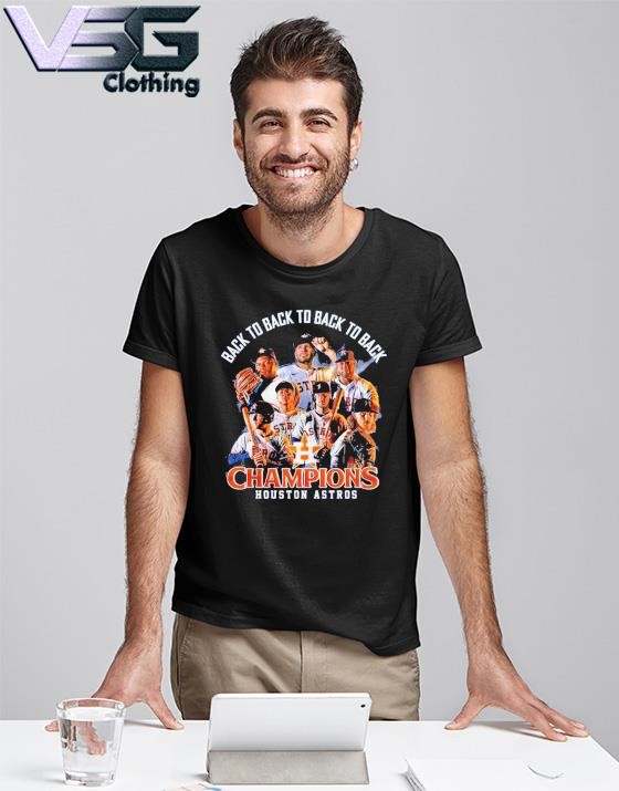 Graphic Houston Astros Back4Back 2024 AL West Division Champions Shirt