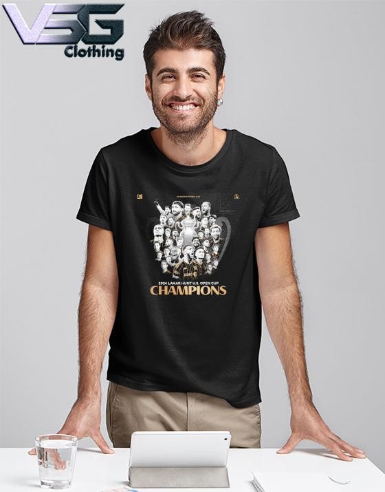 Graphic Los Angeles Football Club 2024 U.s. Open Cup Champions History Shirt