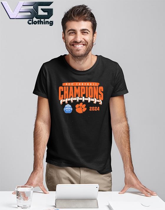 Clemson Tigers 2024 ACC Football Conference Champions Endzone Rush T-Shirt