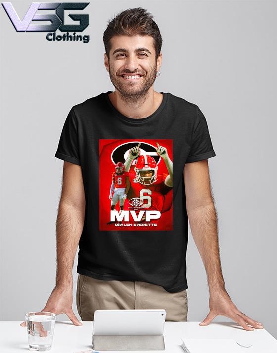 Daylen Everette Georgia Bulldogs 2024 SEC Championship MVP Shirt