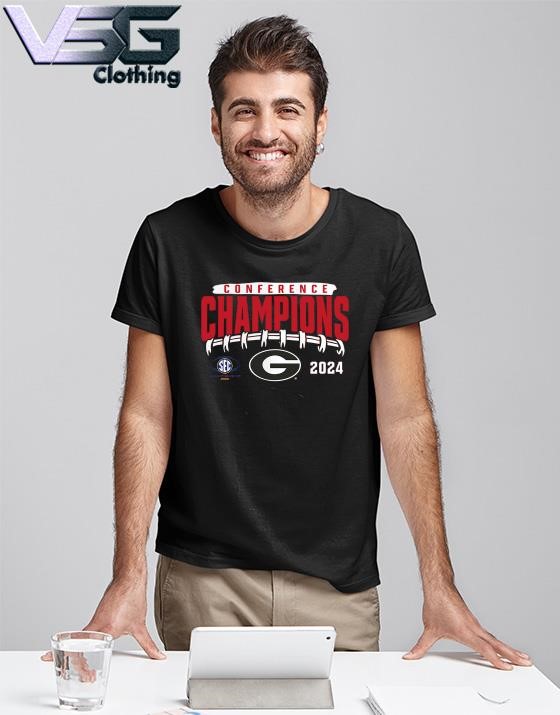 Georgia Bulldogs 2024 SEC Football Conference Champions Endzone Rush T-Shirt