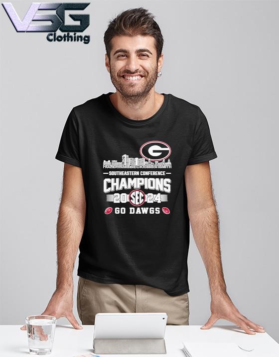 Georgia Bulldogs Football Southeastern Conference Champions 2024 Shirt