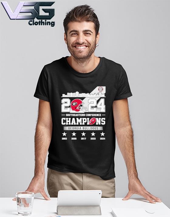 Georgia Bulldogs Southeastern Conference Champions Skyline 2024 Shirt