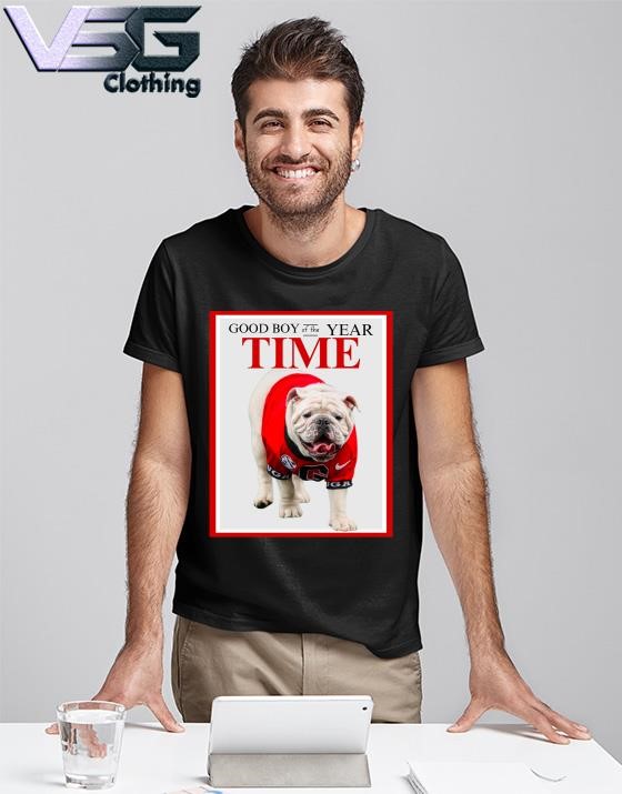 Georgia Bulldogs UGA Good Boy Of The Year Time Shirt