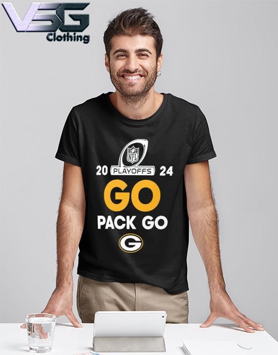 Official Green Bay Packers 2024 NFL Playoffs Go Pack Go T-Shirt