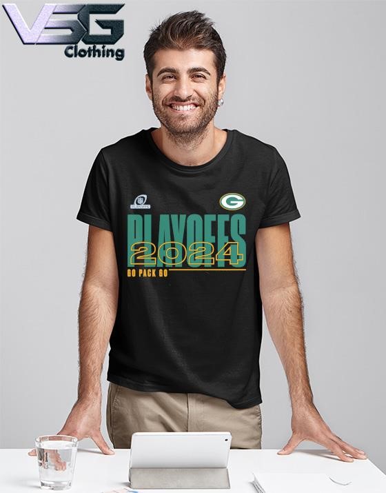 Official Green Bay Packers 2024 NFL Playoffs T-Shirt