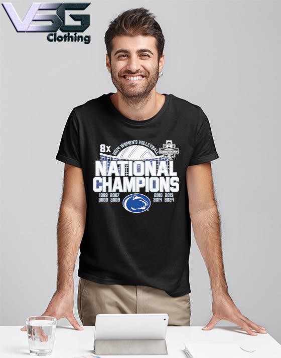 Official Penn State Women's Volleyball 2024 8X National Champions Shirt