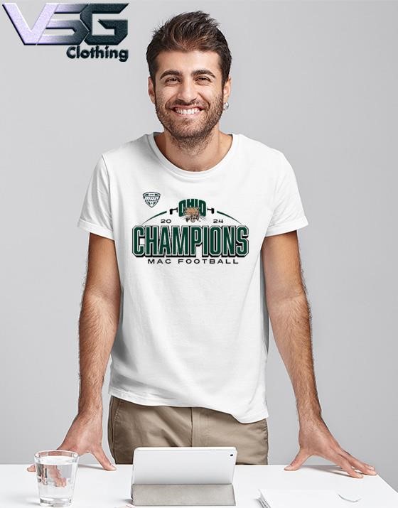 Ohio Bobcats Mid-American Conference 2024 Football Champions Shirt