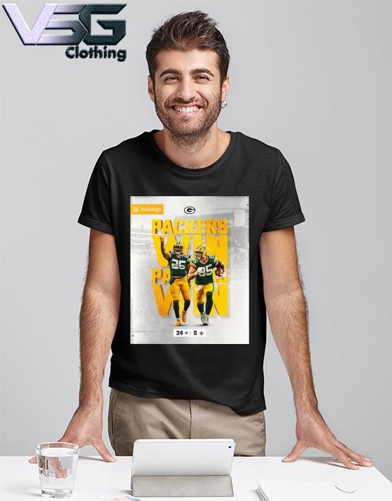 Packers Win 34 - 0 Saints at Lambeau Field 2024 Clinched NFL Playoffs Shirt